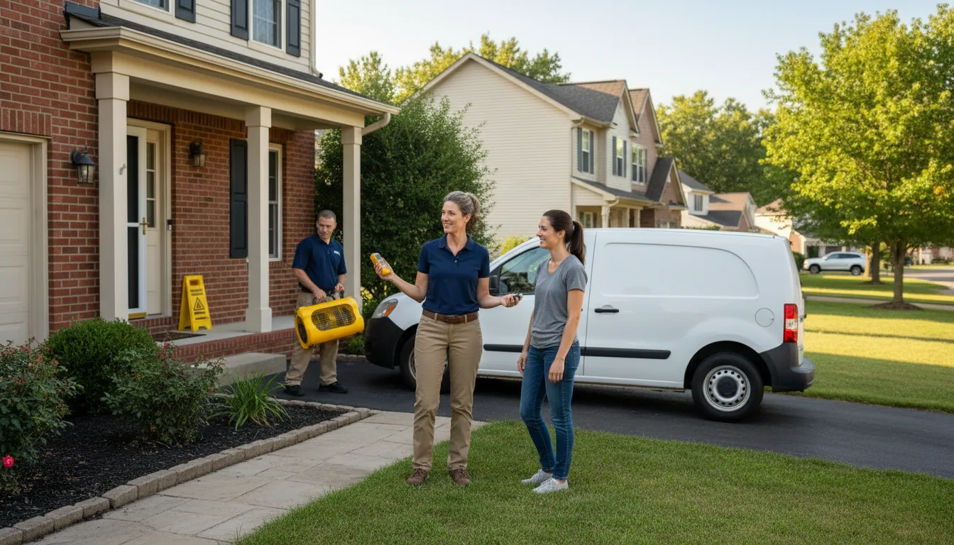 Water restoration image for Home Water Damage Repair in Quinton, VA